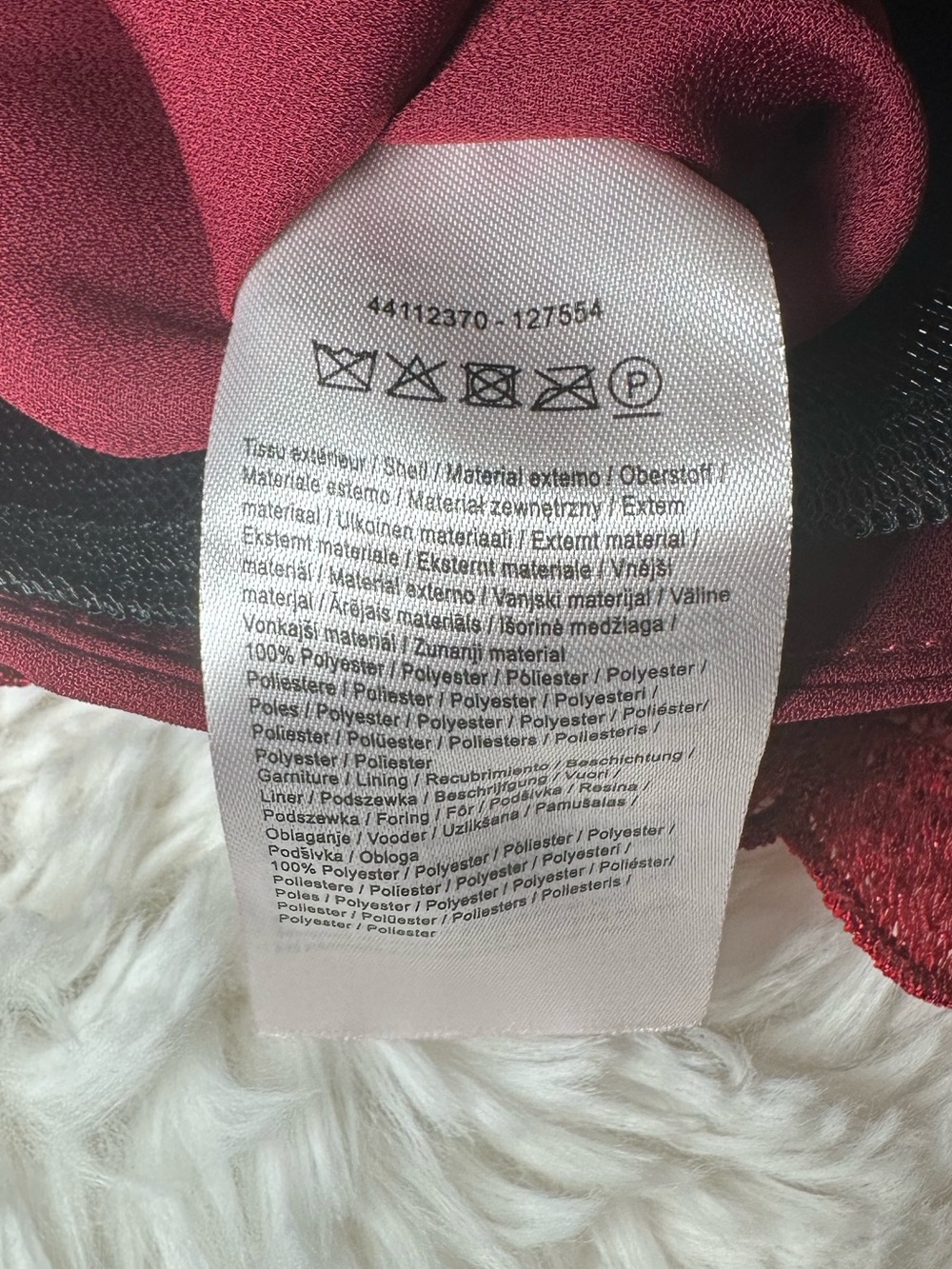 ML Monique Lhuillier Arielle Lace Cocktail Dress Burgundy Floral Size 6 - Picture 14 of 15